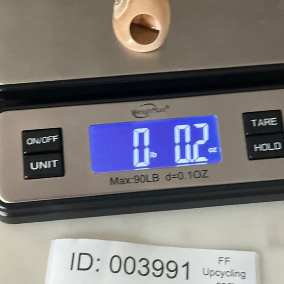 New VTG Sz 3 Ring Beige Turbo Sea Shell Artisan Hand Carved Pinky Finger - Picture 9 of 9